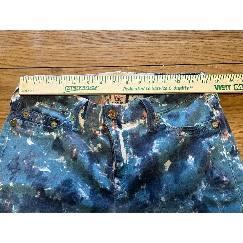 True Religion Halie Tie Dye Jeans Mens? Size 31 Modern Designer Preppy‎ Party - Picture 3 of 16